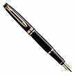 Ручка перьевая Waterman Expert 3 Black GT, толщина линии F, перо: позолота 23К