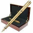 Ручка перьевая Parker Duofold Solid Gold, толщина линии F, перо: золото 18К, платина