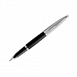 Ручка перьевая Waterman Carene Black Leather CT, толщина линии F, золото 18К