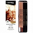 Набор карандашей цветных художественных Lyra Sketching Set, для скетчей, 6 штук