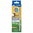 Набор карандашей цветных Lyra Super Ferby Metallic, лакированные, 6 цветов