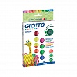Набор пластилина Giotto Patplume, 8 флуоресцентных цветов, картонная коробка