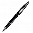 Ручка-роллер Waterman Carene Black Sea ST, толщина линии F, посеребрение
