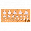 Шаблон Треугольники Domingo Ferrer, 2-38 мм