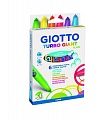 Набор фломастеров флуоресцентных Giotto Turbo Giant Fluo, 7.5 мм, 6 цветов, картонная коробка