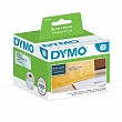 Этикетки адресные Dymo, для принтеров Label Writer, пластик, 89 мм х 36 мм, 260 штук, прозрачные